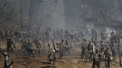 War and soldier ruins