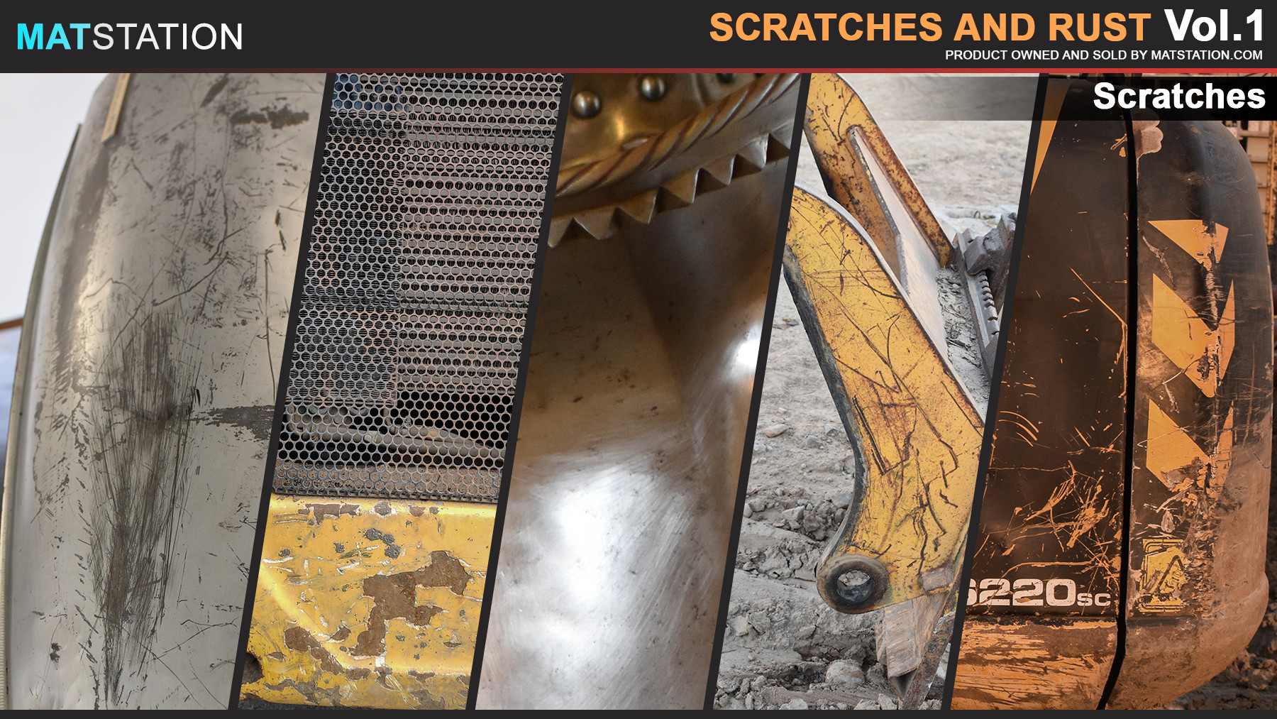 ArtStation - Photo Pack - Scratches and Rust - Vol.1 | Resources