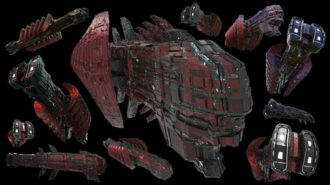 Spaceship Stock Image Pack 002