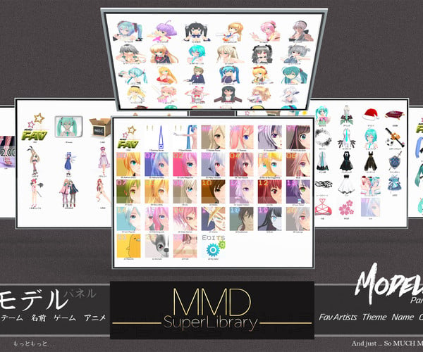 Artstation Mmd Super Library Pro English Edition Game Assets