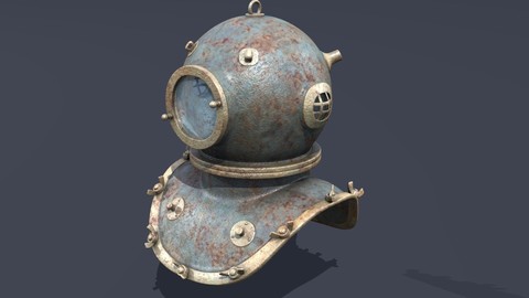 XIX Century diving helmet