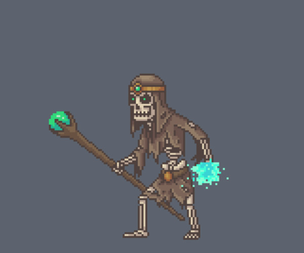 ArtStation - Game asset: 2D Animated fantasy skeletons | Game Assets