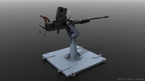 Type 96 - 25mm AT-AA Japanese single gun