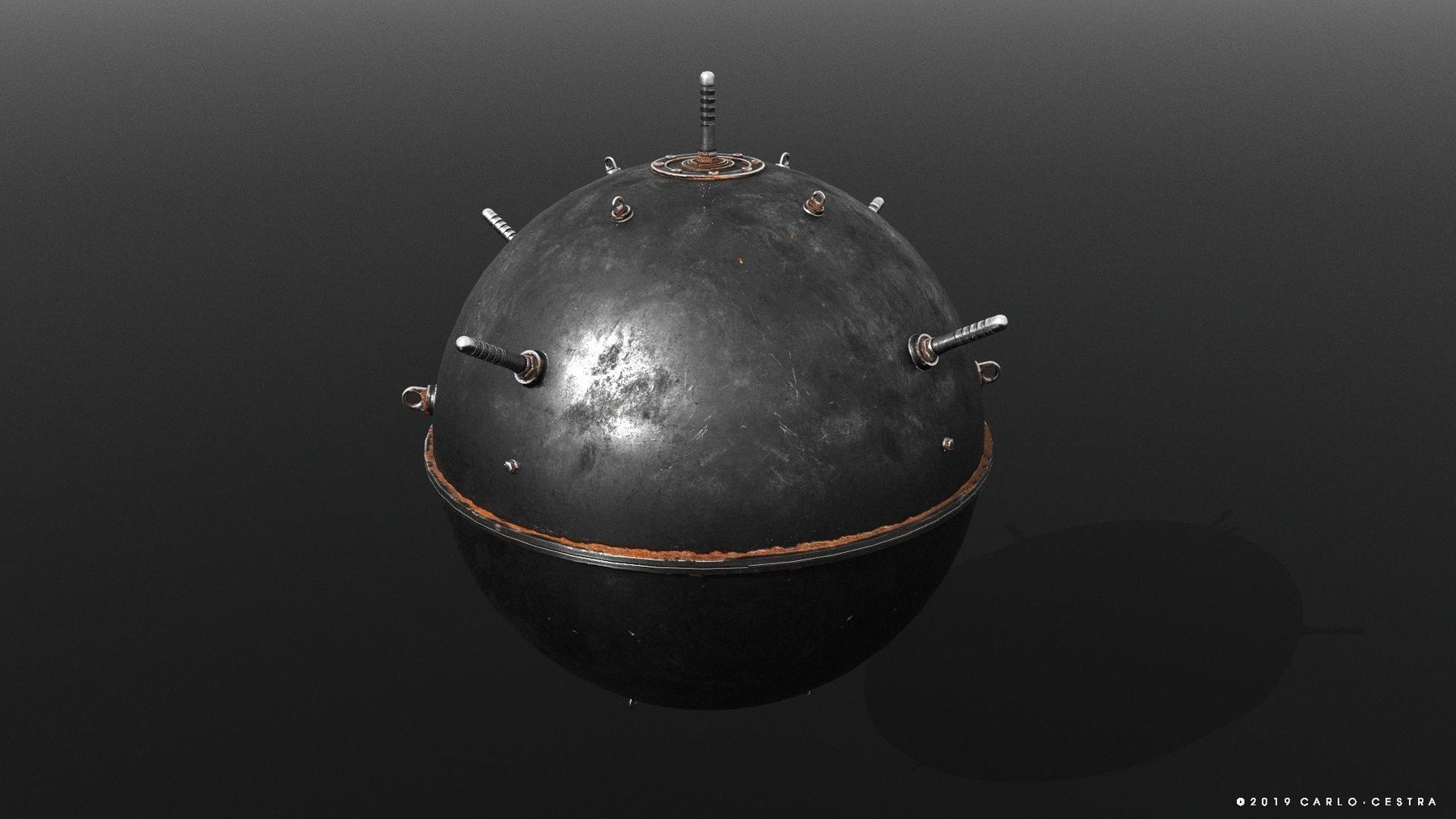 ArtStation - Naval mine | Game Assets