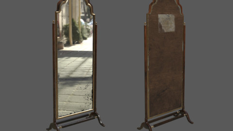 Vintage Cheval Mirror