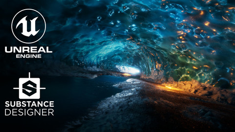 Glacier Cave [Unreal 4] [Substance Designer]