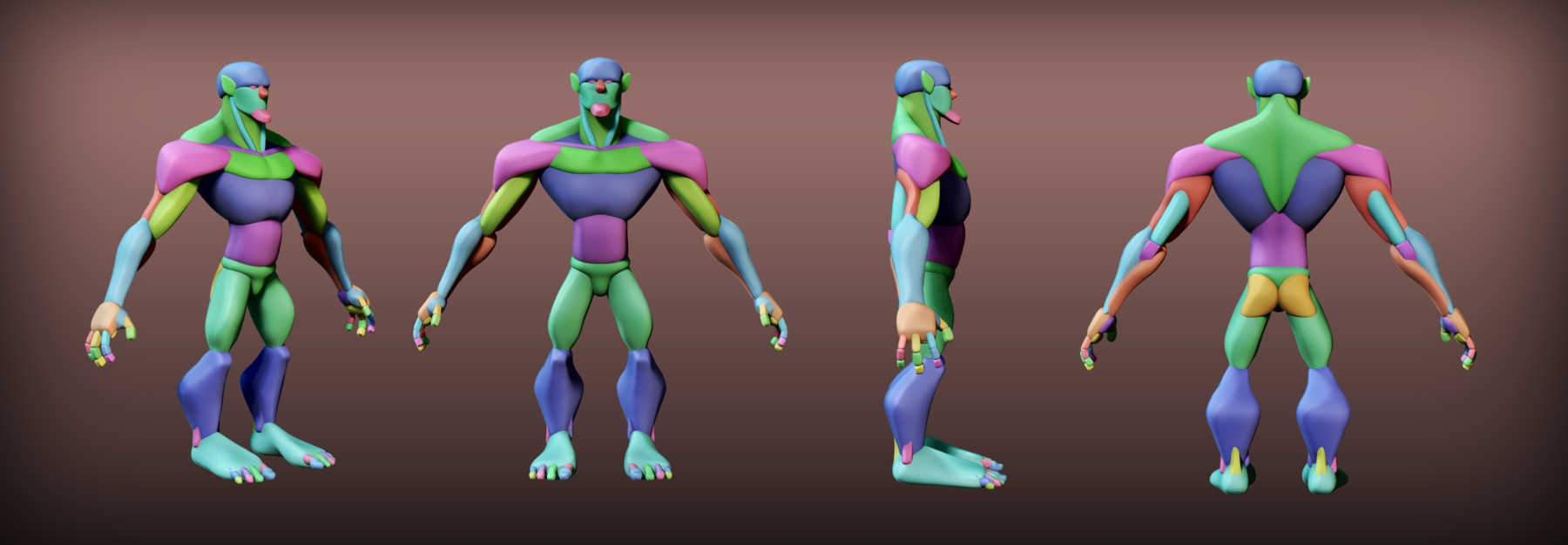 ArtStation Stylized Male Blocking Resources