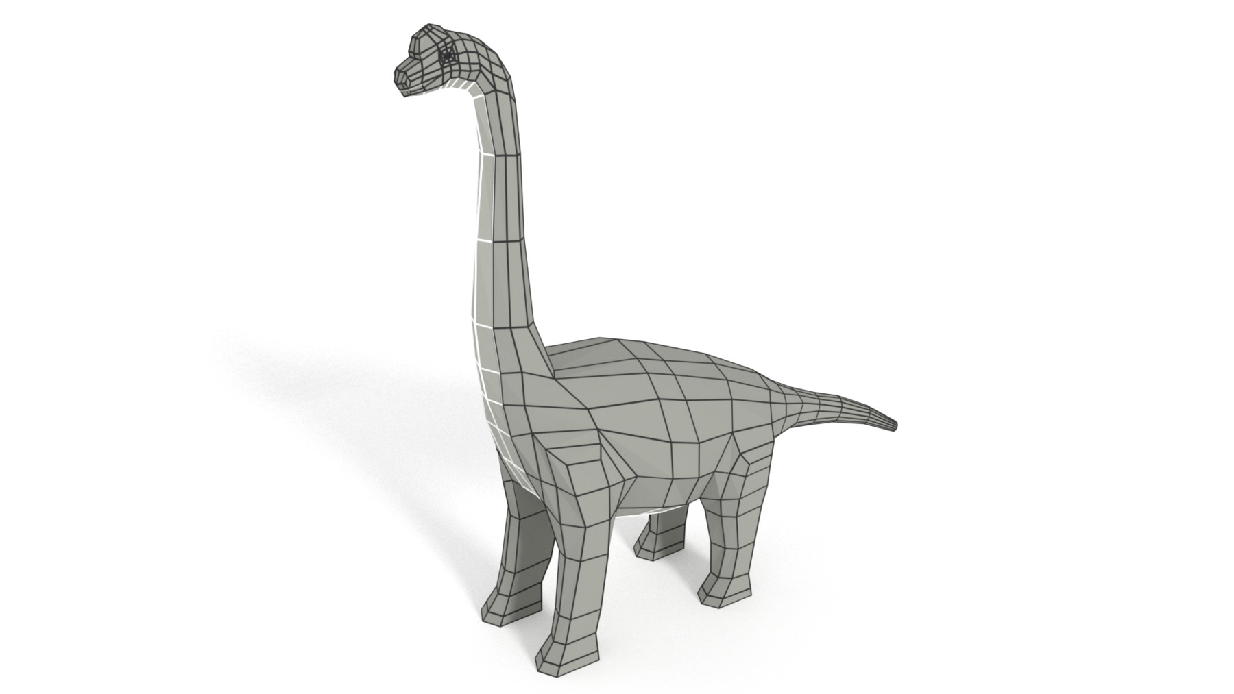 low poly dinosaur