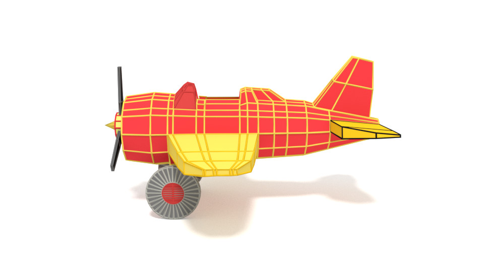 ArtStation - Low Poly Cartoon Toy Airplanes Pack Collection | Game Assets