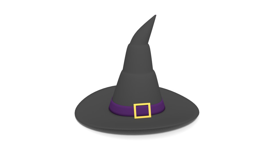 ArtStation - Witch Hat 3D | Resources