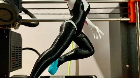 Gwen stacy Keyed and Split for 3D printing