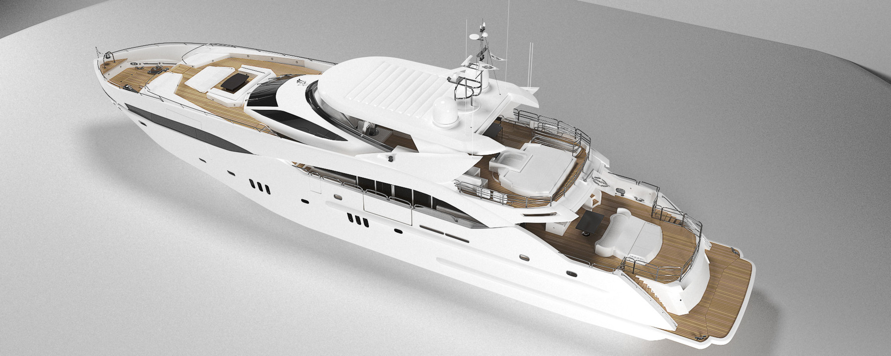 super yacht 3d model