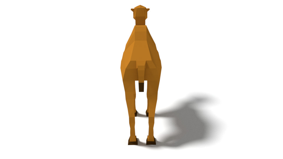 ArtStation - Low Poly Cartoon Camel | Resources