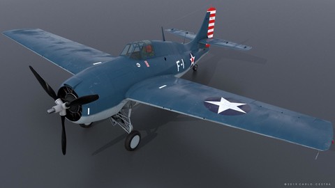 GRUMMAN F4F-3 WILDCAT F-1 "Felix"