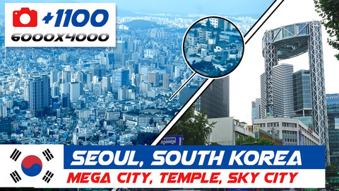 Seoul, South Korea: mega city - Temple - Sky city