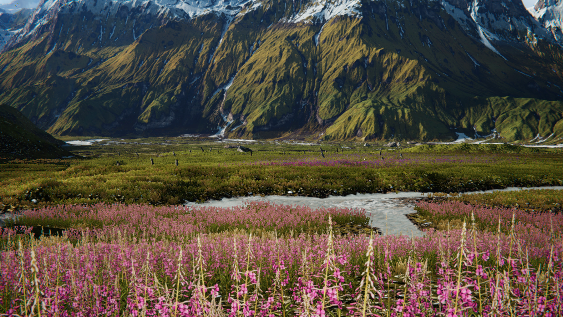 ArtStation - Mountain River Valley Environment - Unity 2017+ Project ...