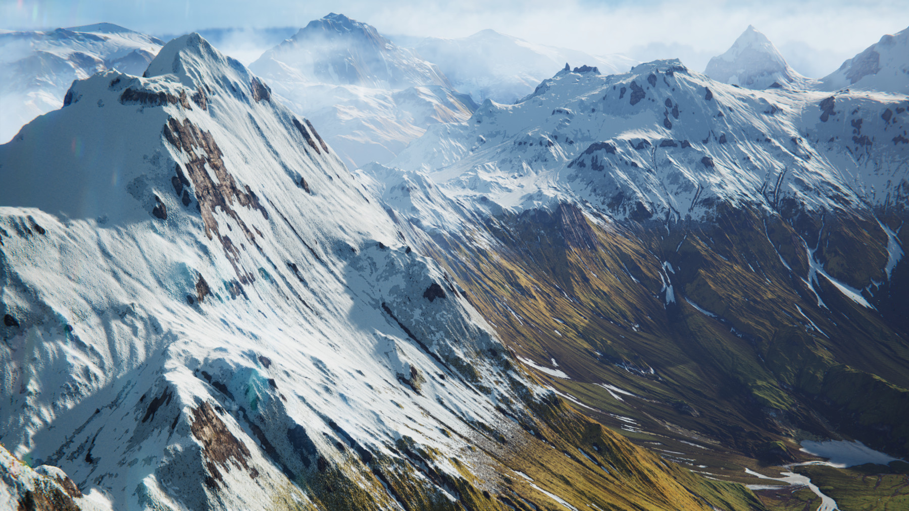 ArtStation - Mountain River Valley Environment - Unity 2017+ Project ...