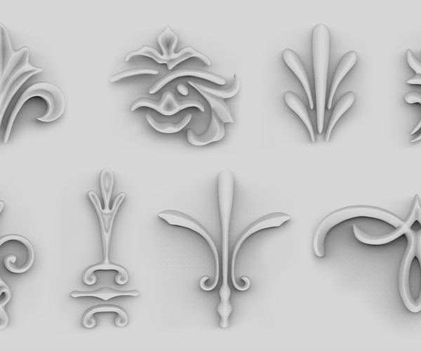 ArtStation - 48 Ornaments | Brushes