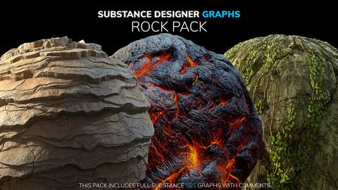 Substance Designer Graphs | Rock Pack