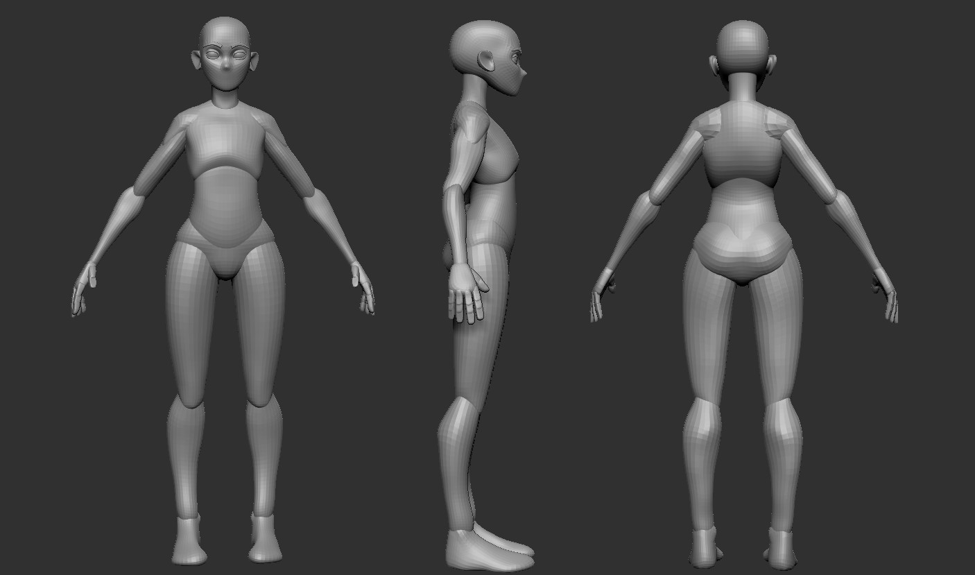 1 2 3 body. Blockout 3в. Stylized female basemesh. Basemesh stylized male. Female Blockout.