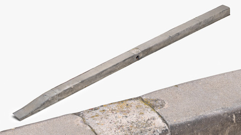 Sidewalk Curb - 8K Scan