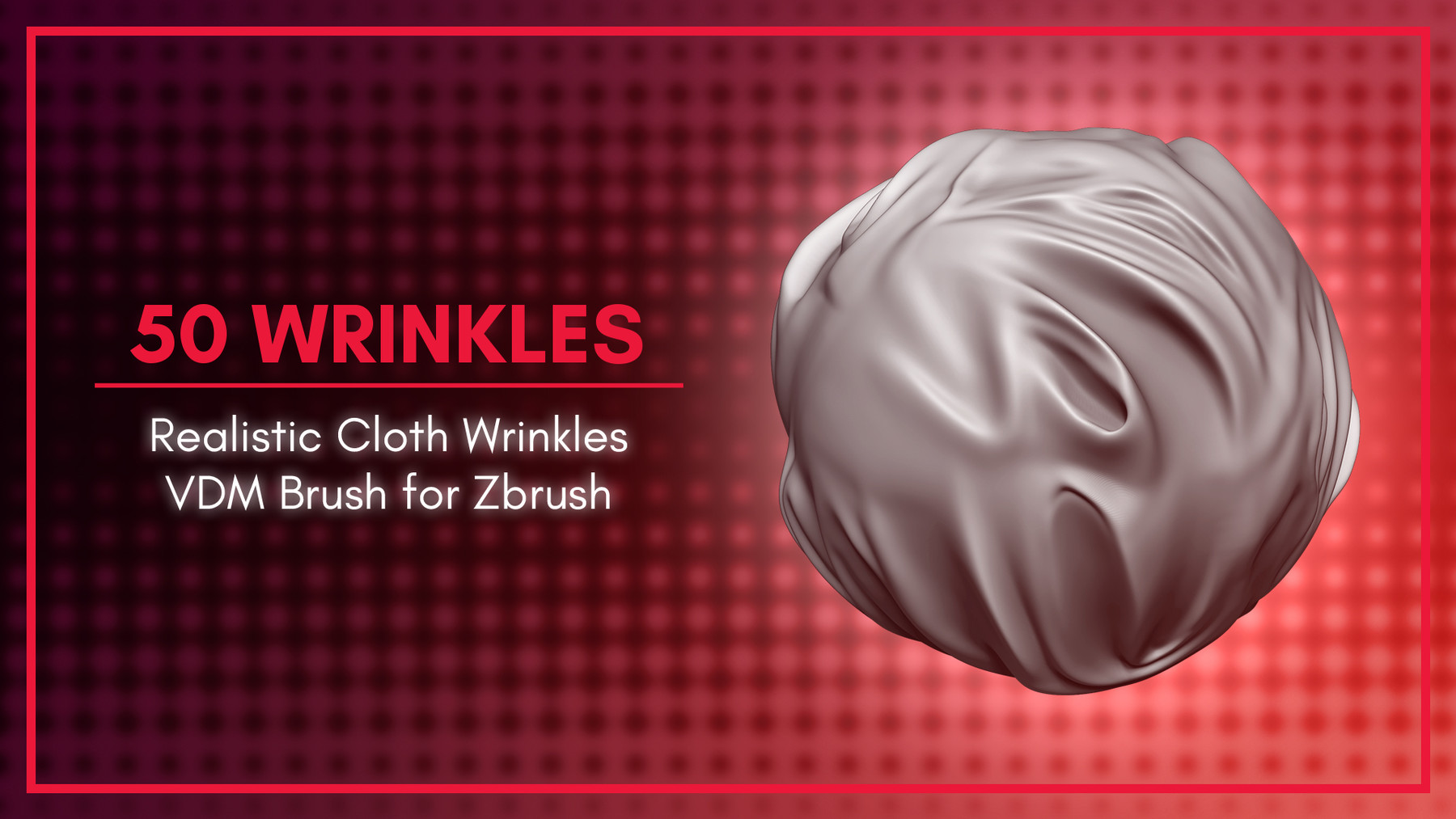 fabric wrinkles zbrush