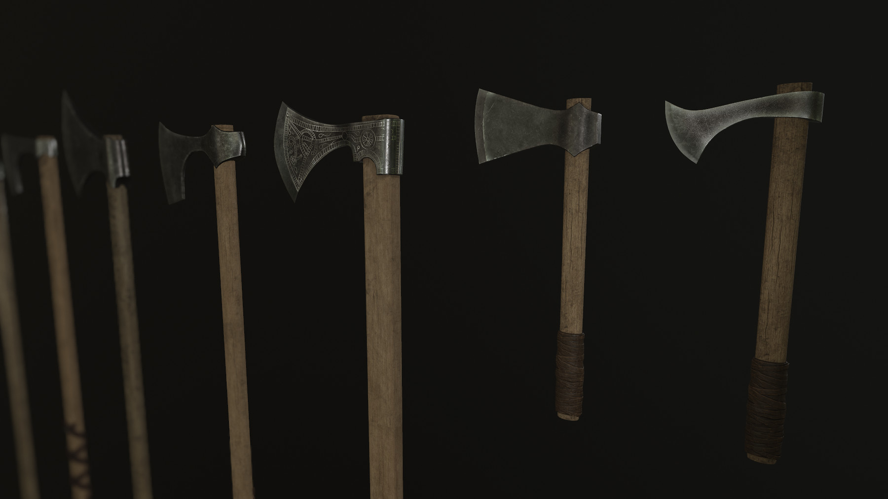 ArtStation - Realistic Viking Weapons and Shields Bundle | Game Assets