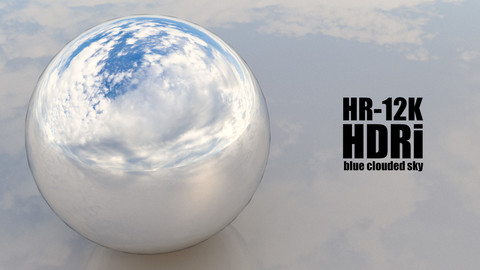 SKYDOME HDR 360° PANORAMA - blue clouded sky