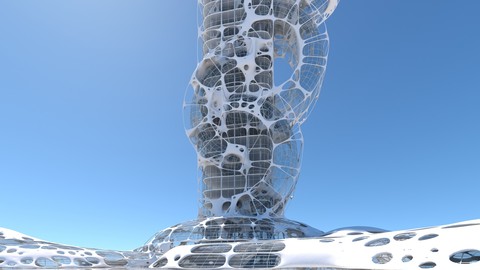 Futuristic Skyscraper 991