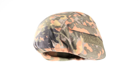 Bundeswehr military helmet with PBR textures 01
