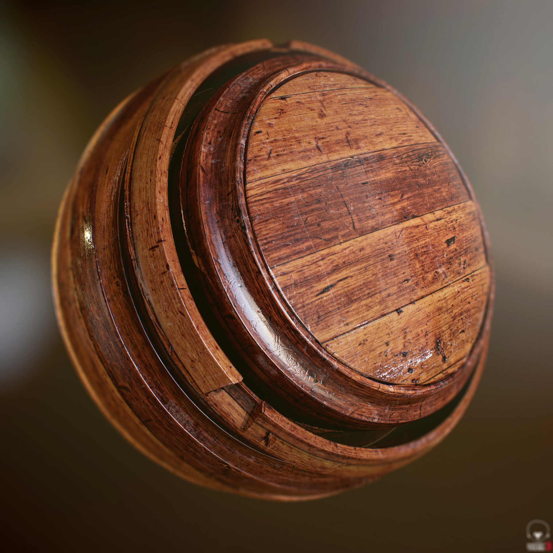 ArtStation Varnished Wood Resources