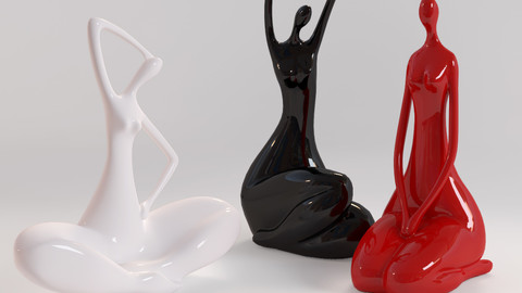 Figurines three ladies