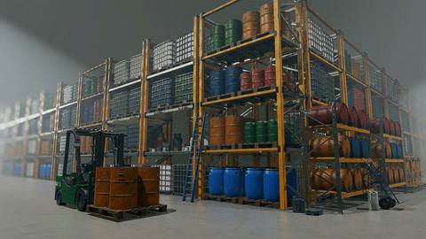 Chemical Industry Warehouse (Props Pack)