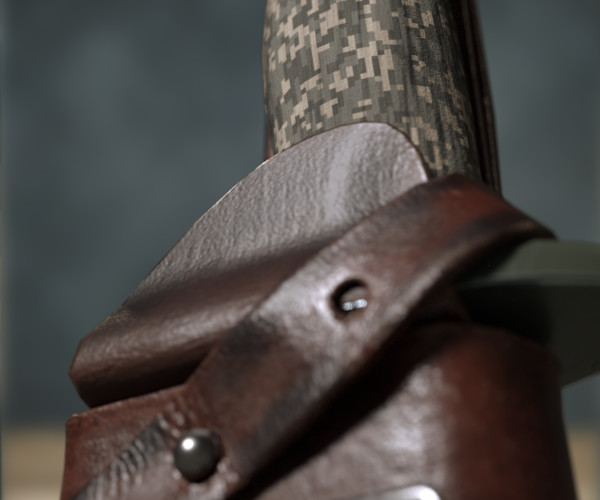 ArtStation Tactical Knife & Holster Resources