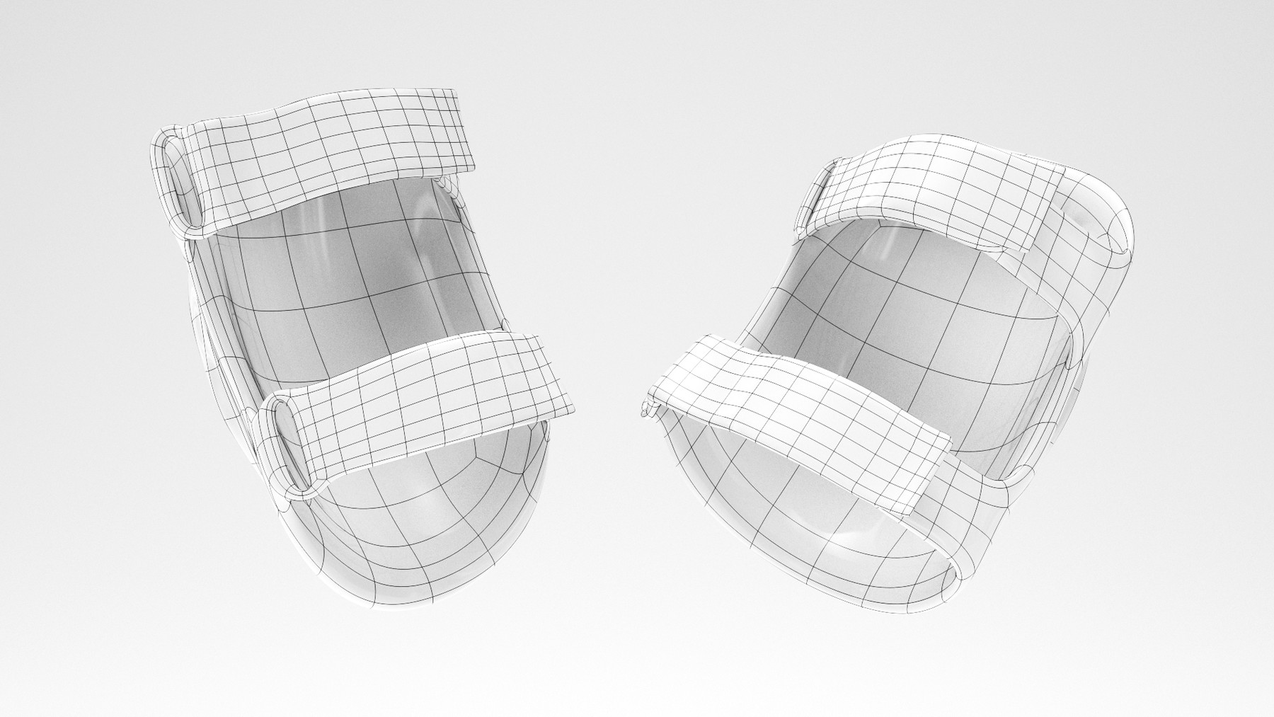 ArtStation Military sand elbow pads with PBR textures 13 Game Assets