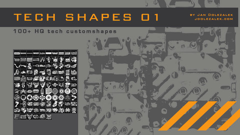 100+ Tech Shapes 01