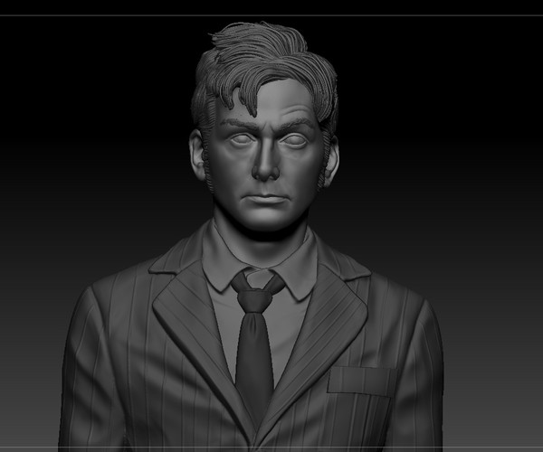 ArtStation - David Tennant - 10th Doctor - Doctor who | Resources