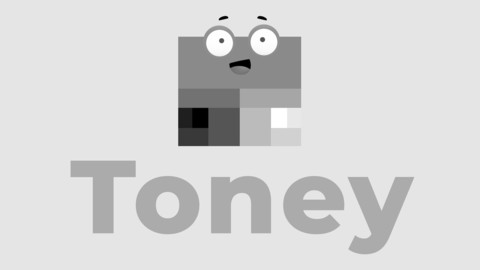Toney the Palette 🎨 - Value and tone mascot for better painting. (Early release🐣)