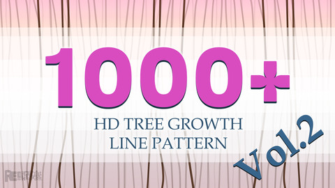 1000+ Wood Line Growth Pattern Vol.2