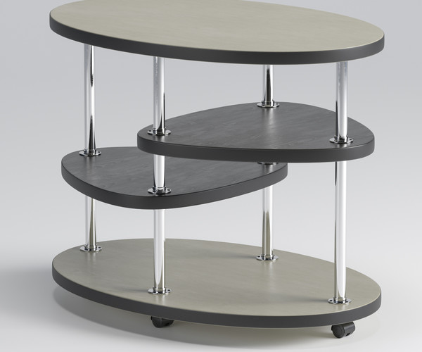 ArtStation - Oval table 85 3D model | Resources