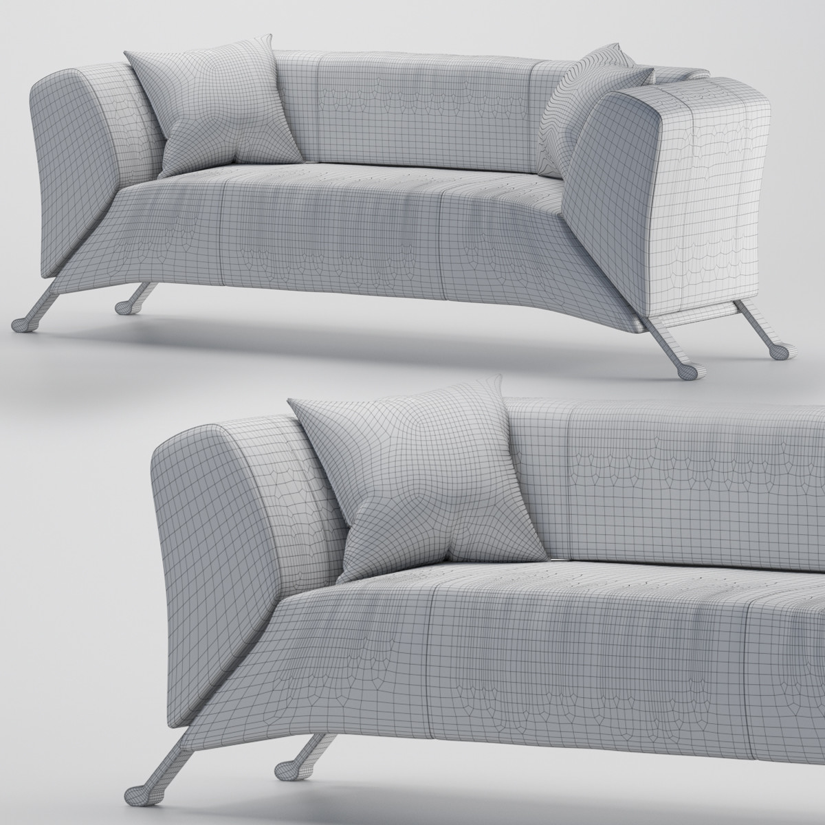 Roman Shipulin - Komed Chair By Marc Newson 3D model