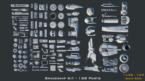 Spaceship Kitbash Kit