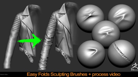 Easy Folds Sculpting Brushes