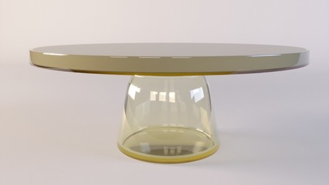 Small glass Table Bell