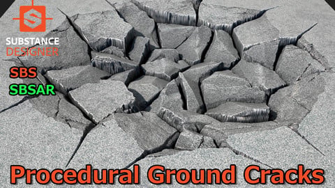 Procedural Ground Cracks