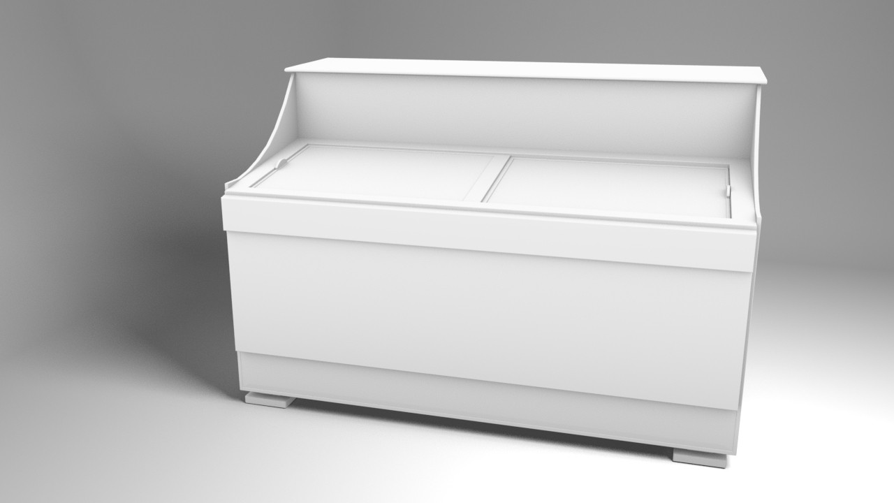 ArtStation Modern Chest Freezer Game Assets