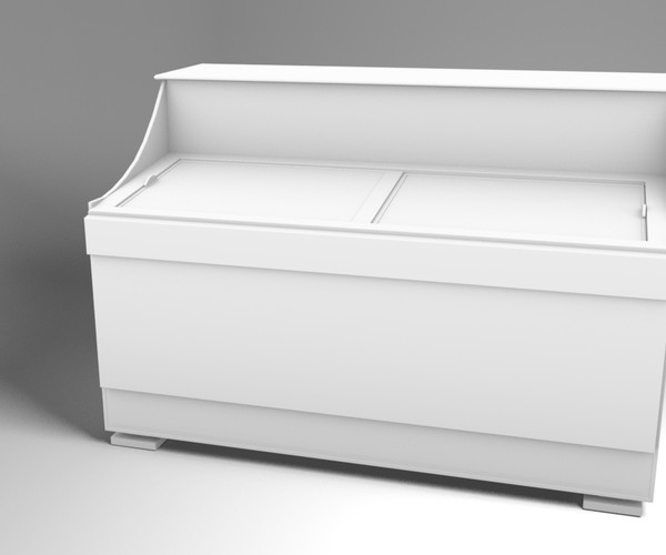 ArtStation Modern Chest Freezer Game Assets