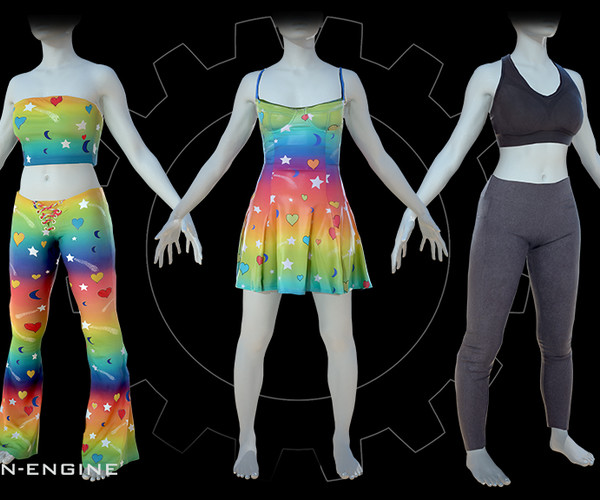 ArtStation Calypso Clothing Bundle Resources