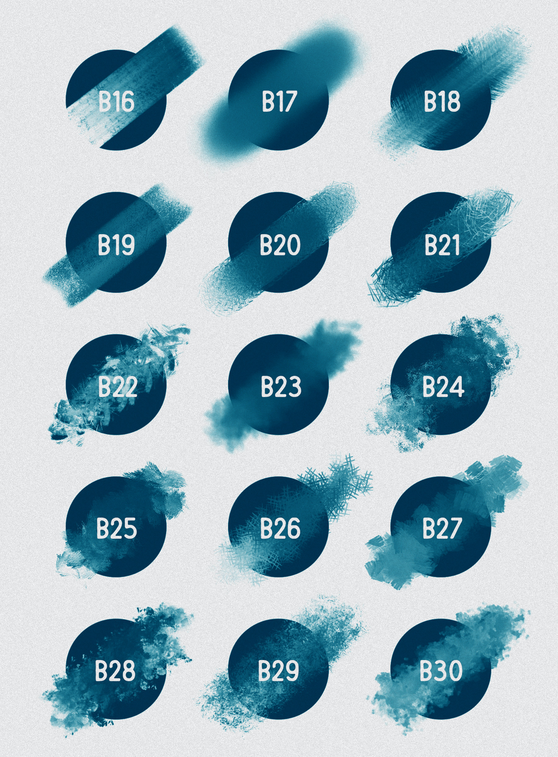 ArtStation Procreate Brushes BLENDER BRUSH SET Brushes