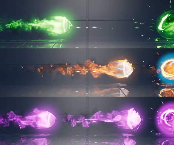 ArtStation - Magic Projectiles Vol. 2 - Unreal Engine | Game Assets